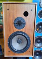 Te koop wellex vintage luidsprekers met seas drivers  ✅️, Audio, Tv en Foto, Luidsprekers, Ophalen, 120 watt of meer, Front, Rear of Stereo speakers