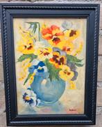 Stilleven met viooltjes, Kabos. Olie/doek. Ca '20/'30., Ophalen