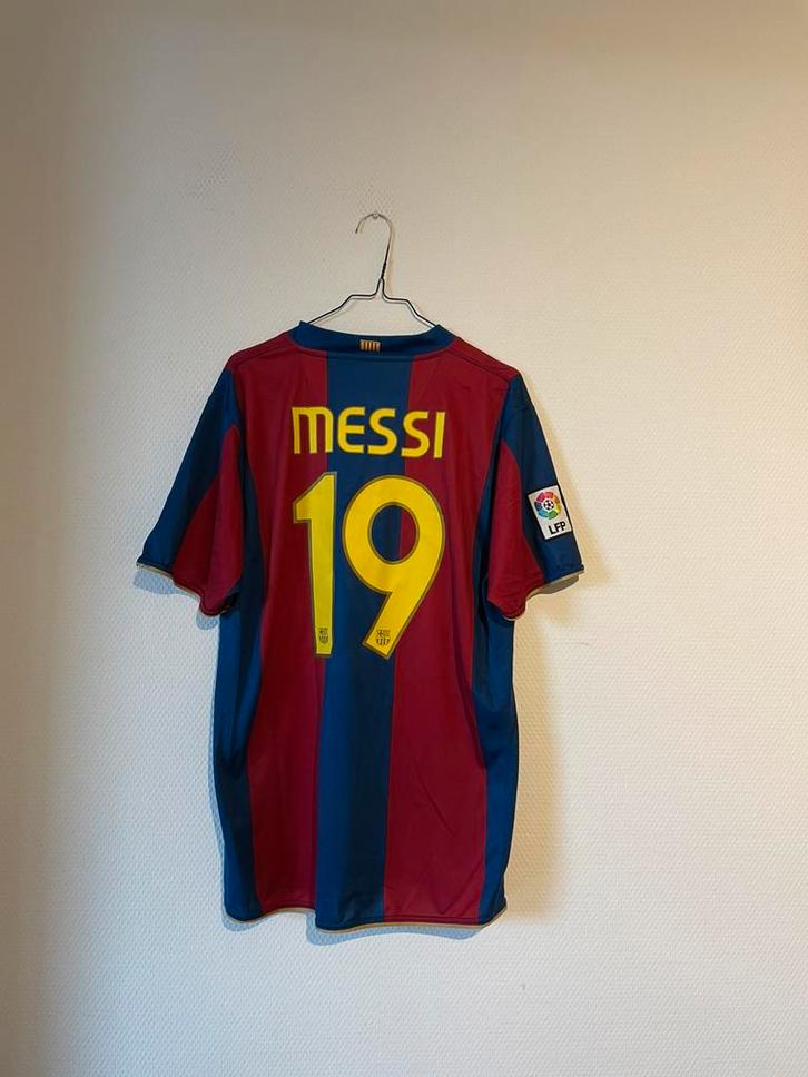 Messi, Barcelona (2007-2008), Verzamelen, Sportartikelen en Voetbal, Zo goed als nieuw, Shirt, Buitenlandse clubs, Ophalen of Verzenden