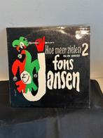 fons jansen Hoe meer zielen 1 voor de pauze & na de pauze, Cd's en Dvd's, Ophalen of Verzenden, Zo goed als nieuw, 12 inch, Levenslied of Smartlap