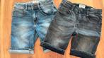 Ser van 2 spijkerbroeken (kort) van Vingino maat 146, Kinderen en Baby's, Broek, Gebruikt, Ophalen of Verzenden, Vingino