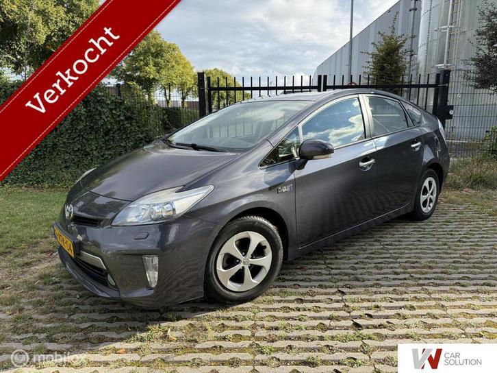 VERKOCHT! Toyota Prius 1.8 Plug-in NAP NAVI CAM TREKH, Auto's, Toyota, Bedrijf, Prius, ABS, Achteruitrijcamera, Adaptive Cruise Control