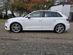 Audi A3 Sportback sport S line edition full led, Auto's, Zwart, Wit, Origineel Nederlands, Handgeschakeld