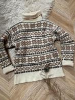 T?ting wollen trui M bohemian wool jumper coltrui, Kleding | Dames, Truien en Vesten, Maat 38/40 (M), Beige, Ophalen of Verzenden