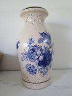 Retro vaas Blauw wit keramiek. Scheurich keramik., Ophalen, Blauw, Aardewerk of Porselein, Zo goed als nieuw