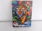 Clementoni puzzel 1000 stuks Tiger Magie 3D met bril, Ophalen of Verzenden, 500 t/m 1500 stukjes, Zo goed als nieuw