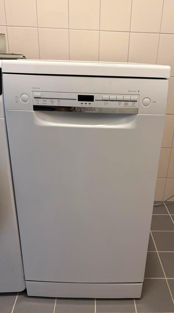 Bosch vaatwasser SRS2IKW04E, Witgoed en Apparatuur, Vaatwasmachines, Zo goed als nieuw, Vrijstaand, Minder dan 85 cm, 45 tot 60 cm