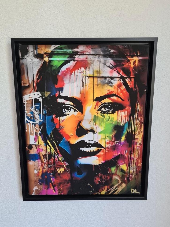 Popart, kunst, wanddecoratie, Dine chamina, Antiek en Kunst, Kunst | Schilderijen | Modern, Ophalen of Verzenden