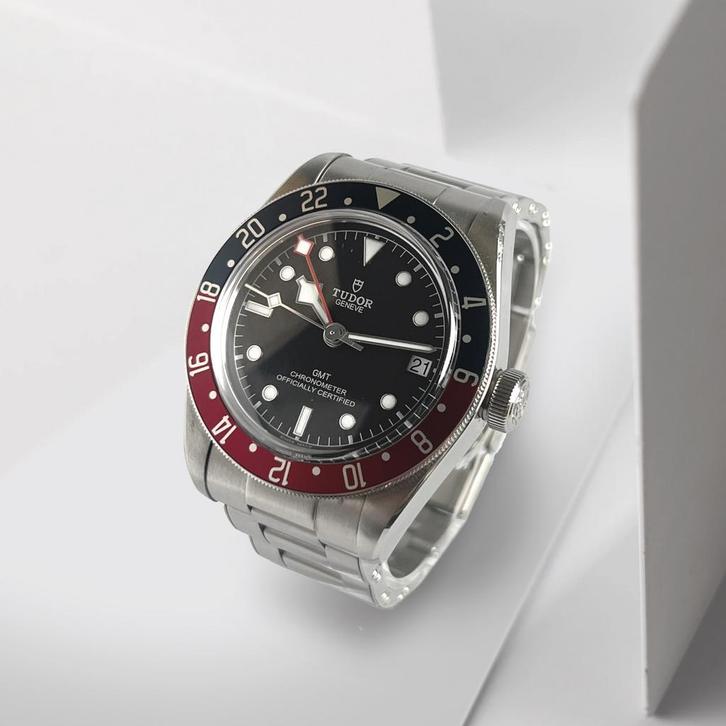 Tudor Black Bay GMT Polshorloge - Zo goed als nieuw, Sieraden, Tassen en Uiterlijk, Horloges | Heren, Zo goed als nieuw, Polshorloge