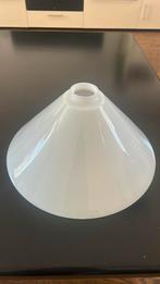 Lampenkap melkglas als nieuw!, Ophalen, Zo goed als nieuw, Rond, Minder dan 25 cm