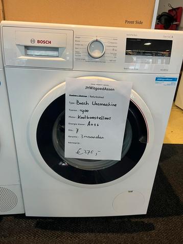 Bosch wasmachine 7kg 1400 toeren. 3 maanden Garantie. beschikbaar voor biedingen