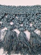 Prachtig blauw kwaliteits vintage interieur flossen band, Ophalen of Verzenden, Nieuw, Lint, Band of Elastiek