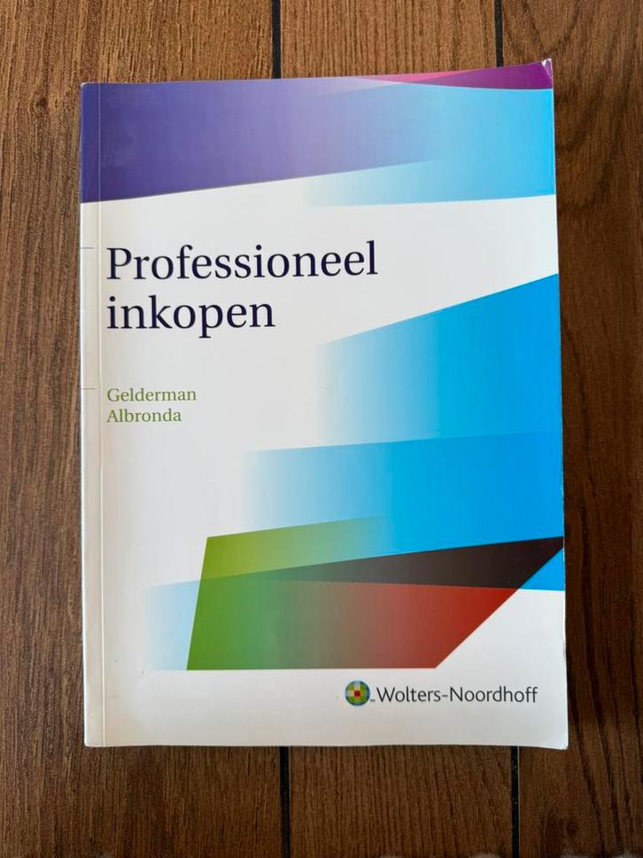 C.J. Gelderman - Professioneel inkopen, Boeken, Economie, Management en Marketing, Zo goed als nieuw, Management, Ophalen of Verzenden