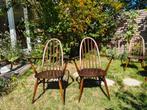 Ercol armstoelen 2 stuks, Huis en Inrichting, Ophalen, Gebruikt, Bruin, Hout