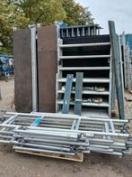 Skyworks rolsteiger zeer uitgebreid 8.2 meter werkhoogte, Doe-het-zelf en Verbouw, Steigers, Ophalen, Rolsteiger of Kamersteiger