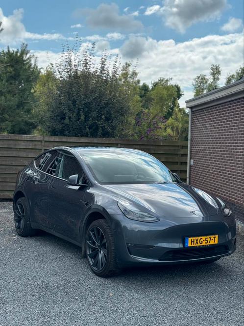 Tesla Model Y Long Range AWD 2023, Midnight Silver, Trekhaak, Auto's, Tesla, Particulier, Model Y, Elektrisch, MPV, Automaat, Geïmporteerd