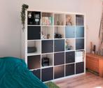IKEA KALLAX kast 5x5 wit met zwarte lades en deurtjes, Huis en Inrichting, Kasten | Boekenkasten, Ophalen, Gebruikt, 200 cm of meer