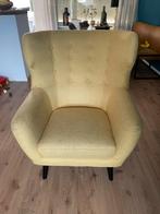 Made Kubrick fauteuil met gevleugelde rugleuning - okergeel, Huis en Inrichting, 75 tot 100 cm, Ophalen of Verzenden, Zo goed als nieuw