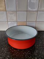 Emaille grote ronde schaal, Ophalen of Verzenden