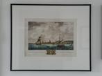 Prent Haven van Vlaardingen; E. Maaskamp; M. Sallieth;, Verzamelen, Foto's en Prenten, Ophalen, Gebruikt, Voor 1940, Prent
