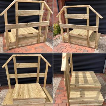 Nu of nooit! Nieuwe bordes trap 80x80 40cm hoog beschikbaar voor biedingen