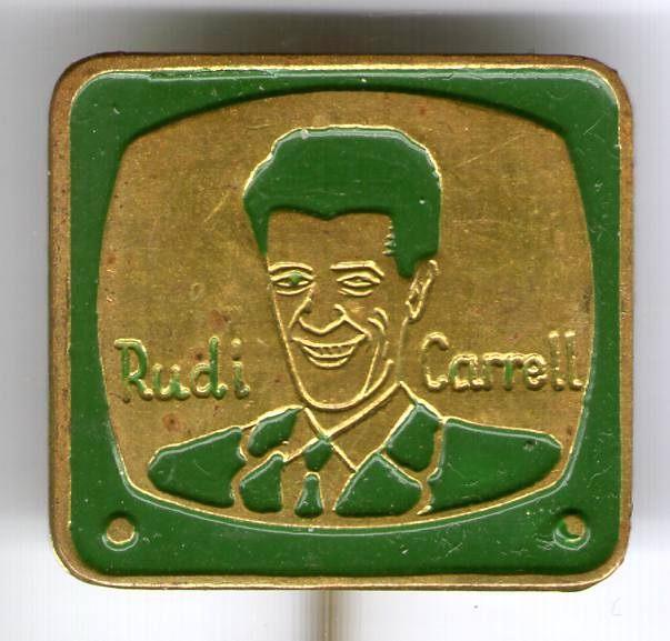 Rudi Carrell showmaster groen op koper speldje ( R_076a ), Verzamelen, Speldjes, Pins en Buttons, Nieuw, Speldje of Pin, Figuurtje