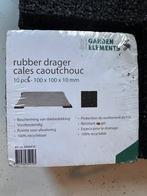 Rubber tegeldragers 10x10x1cm 120 stuks, Tuin en Terras, Ophalen, Zo goed als nieuw, Rubber, Overige typen