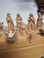 kerstgroep camelkleur hoogte beeldjes ong.  12 c/m, Diversen, Ophalen of Verzenden, Zo goed als nieuw