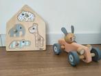 Houten puzzel en speelauto, Ophalen of Verzenden, Zo goed als nieuw, Overige typen