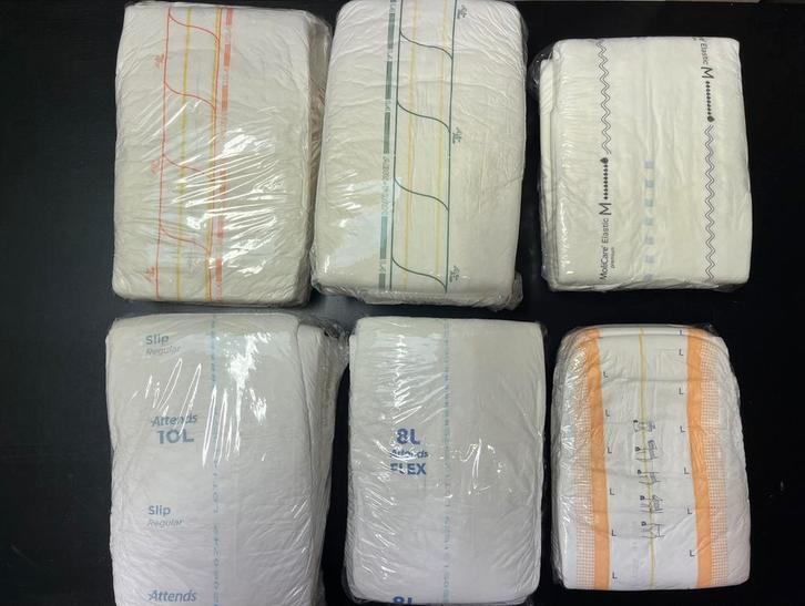 NIEUW: ABDL Proefpakket (20stuks, 6 merken) Maat L, Diversen, Verpleegmiddelen, Nieuw, Ophalen of Verzenden