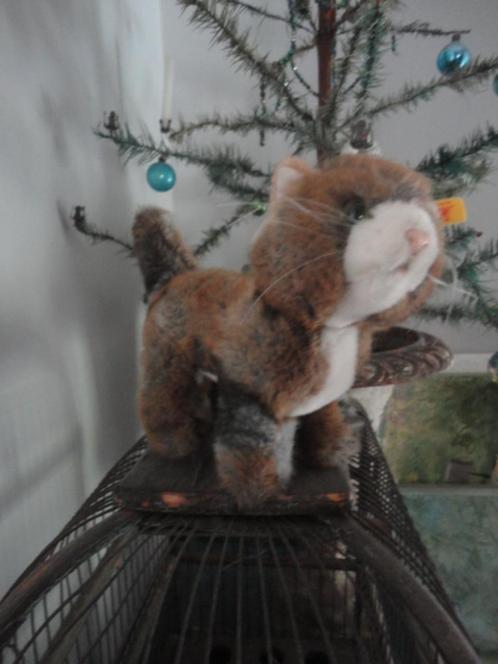 prachtige STEIFF KATER MINKA incl. KNOP/LABEL, Verzamelen, Beren en Cherished Teddies, Zo goed als nieuw, Overige typen, Steiff