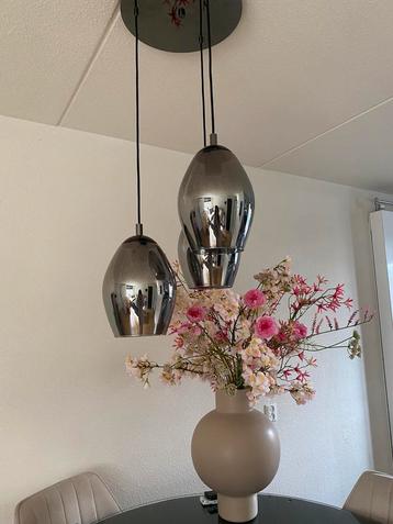 Hanglamp eettafel rookglas beschikbaar voor biedingen