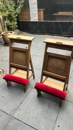 2 antieke houten  biechtstoelen, Antiek en Kunst, Antiek | Meubels | Stoelen en Banken, Ophalen