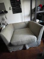 Groene grote stoel / kleine bank, Ophalen, Gebruikt, Overige kleuren, Eén