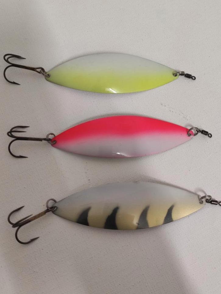 Mooie serie 3 stuks Pako LS 15 lepels. Nieuw. ( kunstaas ), Watersport en Boten, Hengelsport | Roofvissen, Nieuw, Overige typen