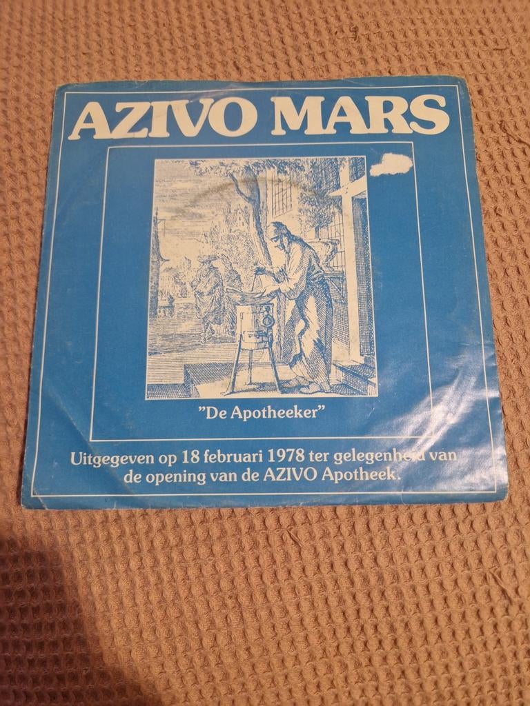 Haagse tram harmonie Azivo Mars  de apotheker, Gebruikt, Overige genres, 7 inch, Single