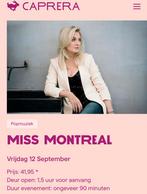 Miss montreal Caprera 12 september, Tickets en Kaartjes, Eén persoon, Augustus