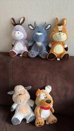 5 Farmies Knuffels - Dieren van de Boerderij, Ophalen of Verzenden, Gebruikt, Overige typen