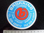 sticker brokking veevoeders lopik utrecht wormerveer logo, Verzamelen, Verzenden, Zo goed als nieuw, Bedrijf of Vereniging