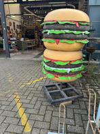 Reclame dubbele hamburger, Verzamelen, Ophalen, Reclamebord