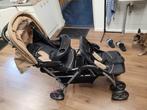 Duo buggy beige zwart., Kinderen en Baby's, Buggy's, Ophalen, Zo goed als nieuw, Overige merken