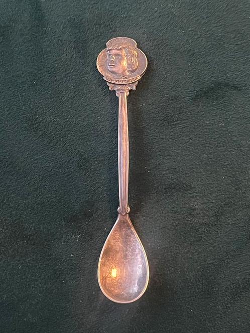 Vintage zilvergeplateerde lepeltje “Groesbeekse Tehuizen”, Antiek en Kunst, Antiek | Bestek, Ophalen of Verzenden