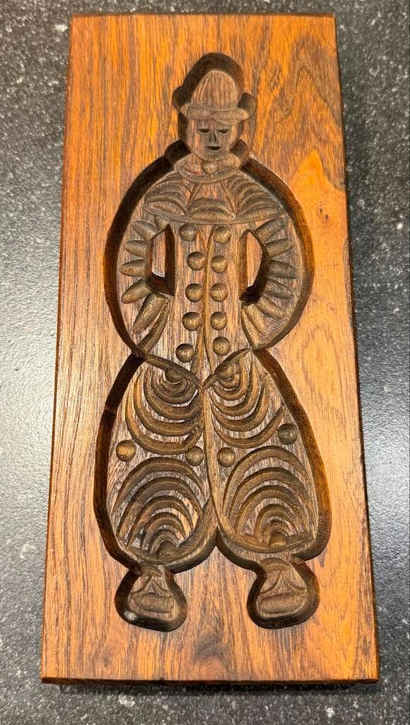 Oude Speculaasvorm - Houten Koekvorm, Huis en Inrichting, Keuken | Keukenbenodigdheden, Gebruikt, Ophalen of Verzenden