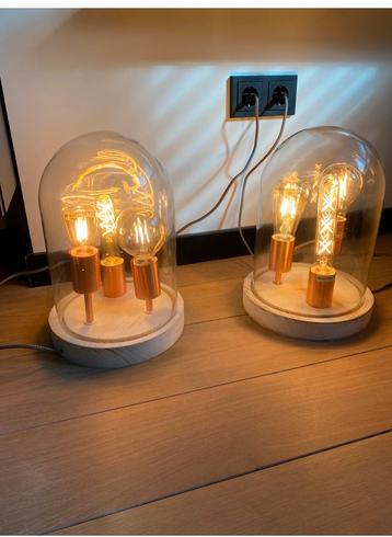 Set van 3 Industriële Lampen - Zo Goed Als Nieuw beschikbaar voor biedingen