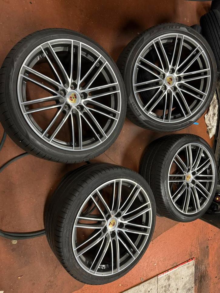 Porsche Cayenne E3 9Y Turbo IV 22 inch originele velgen, Auto-onderdelen, Banden en Velgen, Banden en Velgen, Zomerbanden, Overige maten