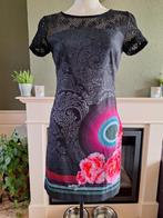 Desigual jurk jurkje body cocon mt S 36 | Gratis Verzenden !, Kleding | Dames, Verzenden, Zwart, Zo goed als nieuw, Knielengte
