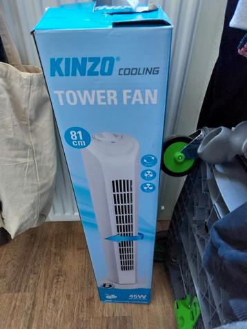 Kinzo toren ventilator 5 dagen gebruikt in een glamping tent beschikbaar voor biedingen