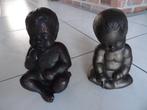 Babybeeldjes 18 cm hoog bronskleur, Ophalen of Verzenden, Zo goed als nieuw, Mens