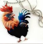 Acryl Hanger 8 cm voor ketting (80cm), tas, sleutel etc., Ophalen, Nieuw, Rood, Overige materialen