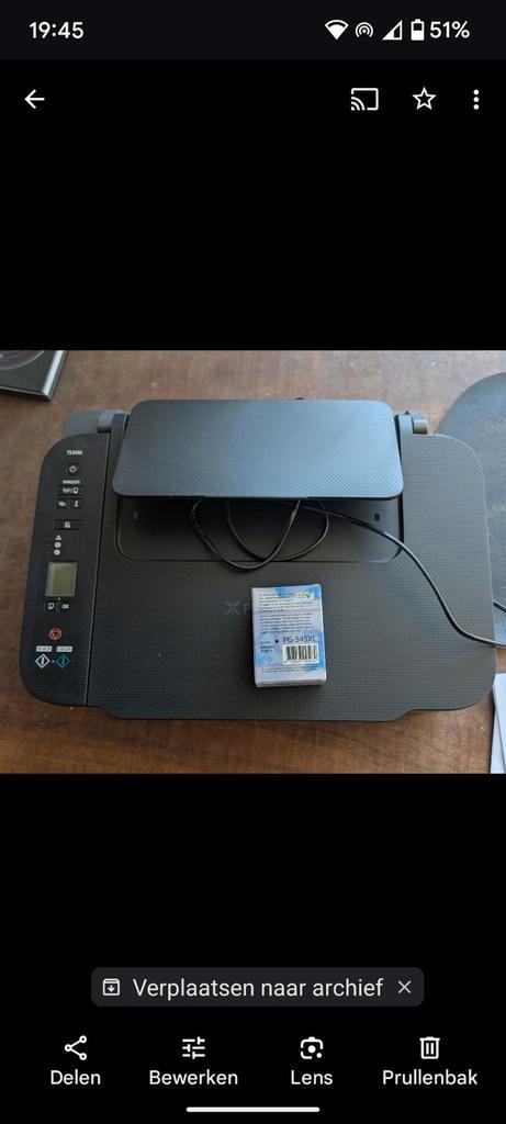 De Canon Pixma TS3450, Computers en Software, Printers, Gebruikt, Printer, Ophalen